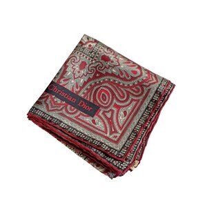 Christian Dior Silk Pocket Square